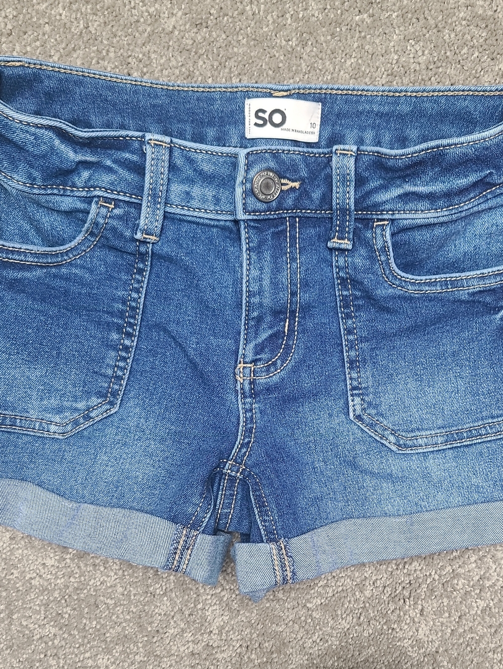 SO Girls Denim Shorts